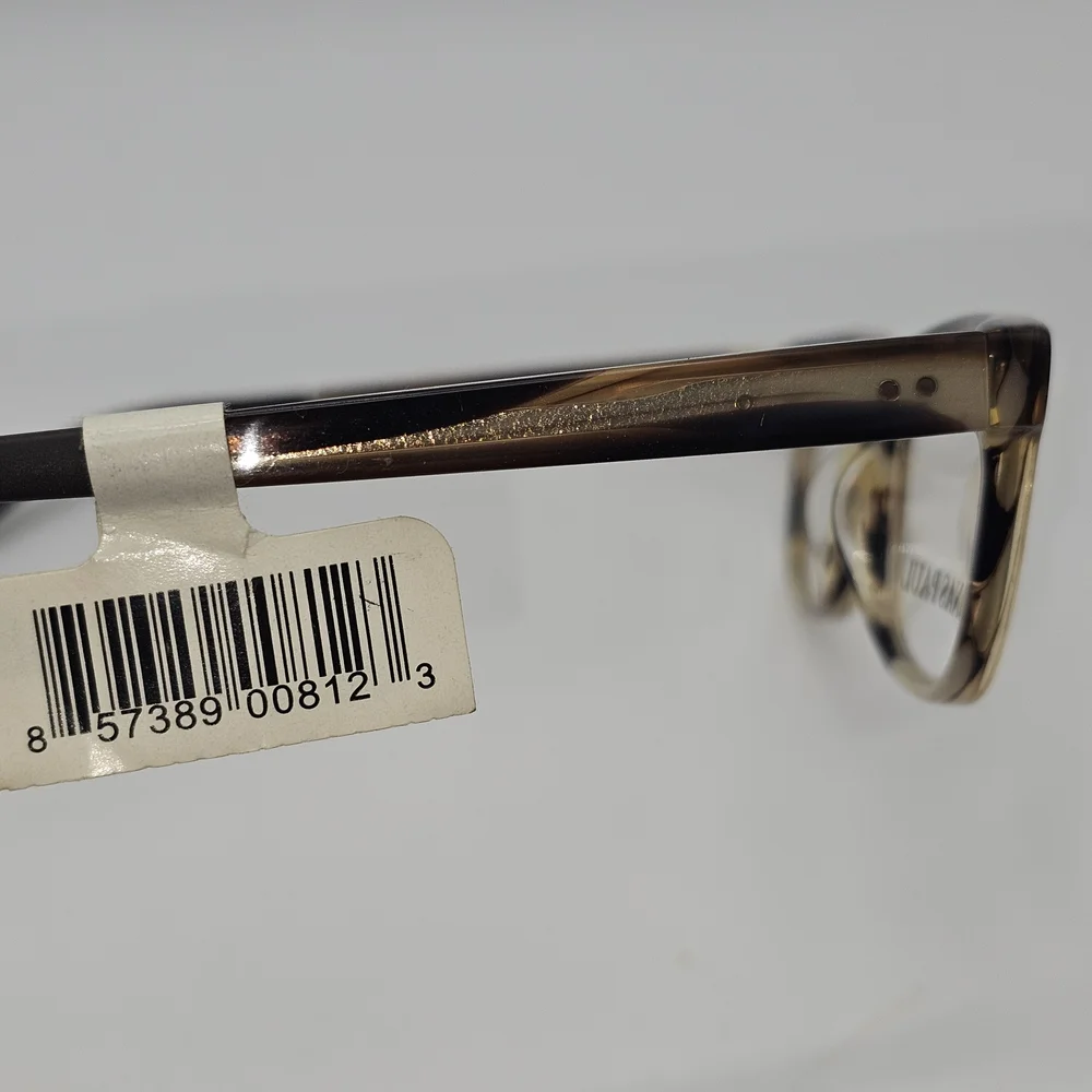 JONAS PAUL Lincoln/Lauren SSH Brown Horn Unisex Kids Square Eyeglasses 45-16-125